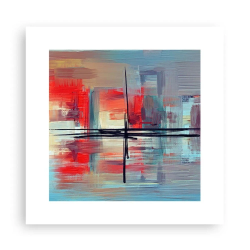 Poster - Landscape in a foreign Dimension - 30x30 cm