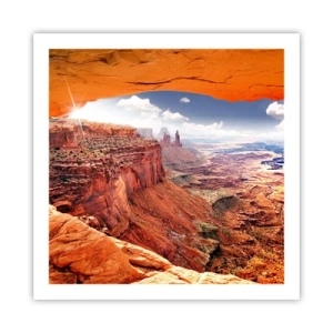 Poster - Sculpted by Nature - 60x60 cm