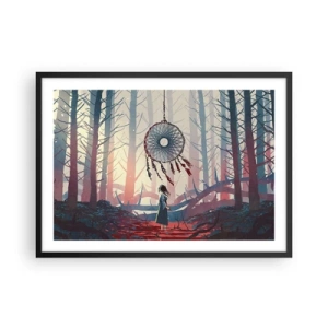 Poster in black frame - Mysterious Ritual of Life - 70x50 cm