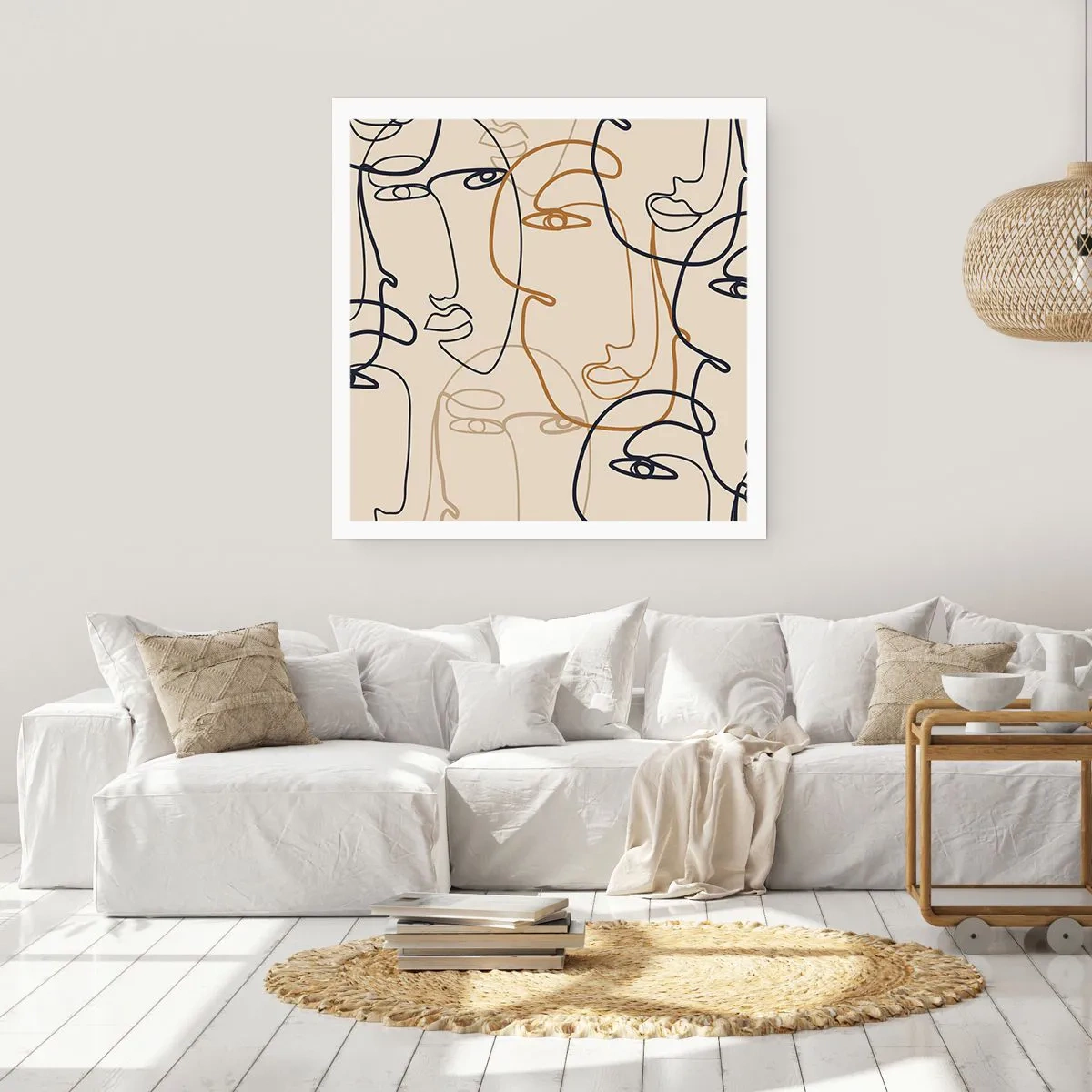 Poster - Multiplied Portrait - 60x60 cm