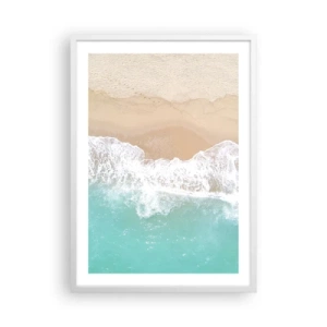 Poster in white frmae - Touch Full of Caress - 50x70 cm