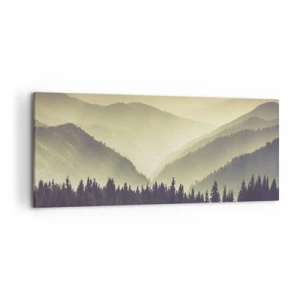 Canvas picture - In a Faraway Land, Past the Mountains - 120x50 cm
