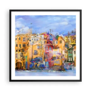 Poster in black frame - We Are Together - 60x60 cm