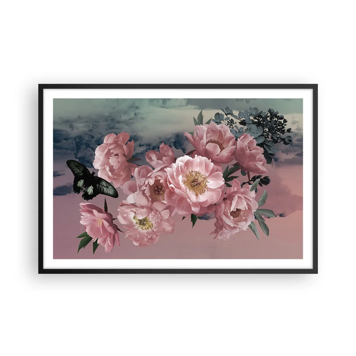 Poster in black frame - Peak of Romanticism - 91x61 cm