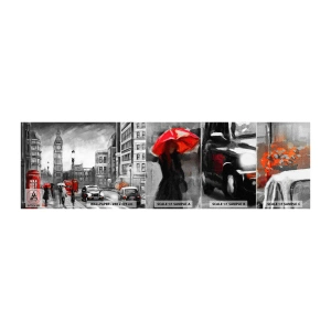 Photo Wallpaper Sample Standard Eco - Not Such a Grey City - London, City, Architecture - 100x30 cm