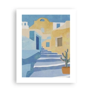 Poster - Day in an Arabic City - 40x50 cm