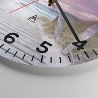 Clock face with numbers