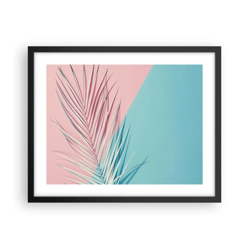 Poster in black frame - Tropical impression - 50x40 cm