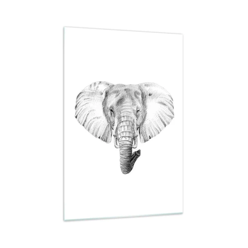 Glass picture - There Once Was an Elephnat - 70x100 cm