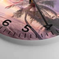 Clock face with numbers