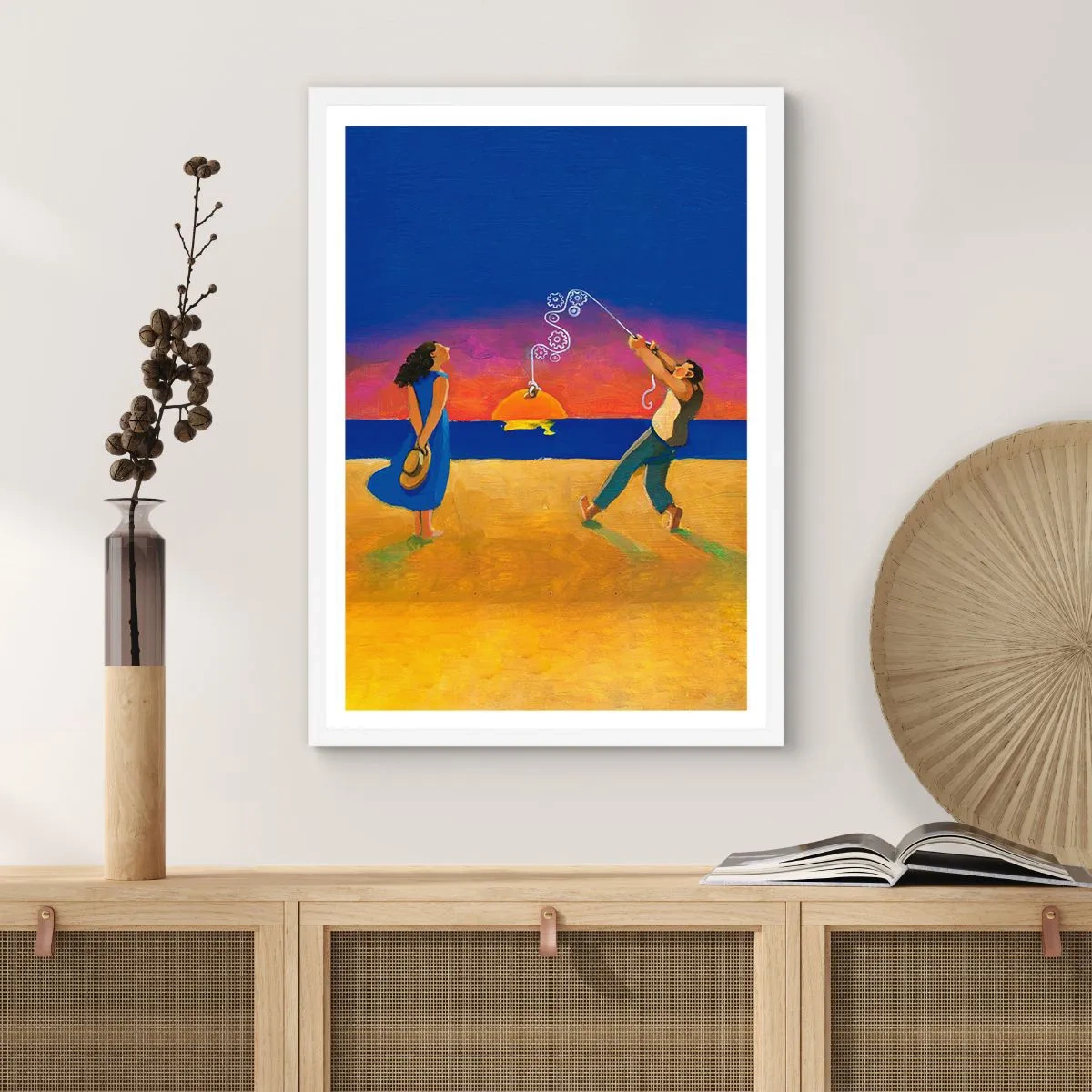 Poster in white frmae - More than a Star from the Sky - 30x40 cm