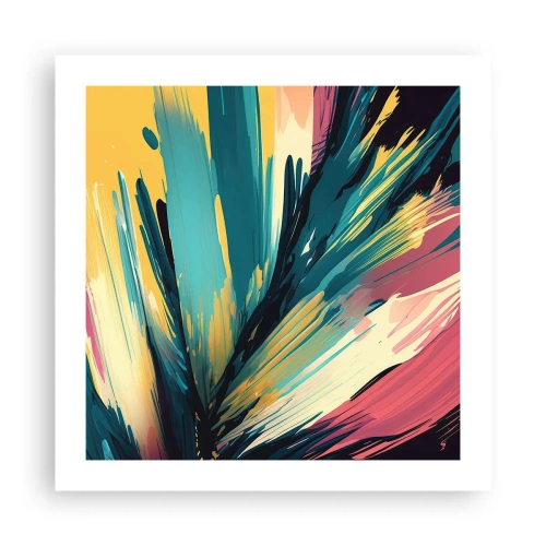 Poster - Composition -Explosion of Joy - 50x50 cm