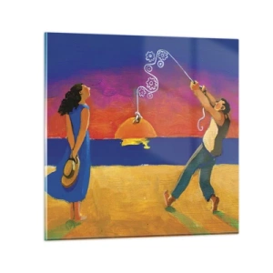 Glass picture - More than a Star from the Sky - 40x40 cm