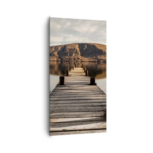 Canvas picture - Landscape in Silence - 65x120 cm