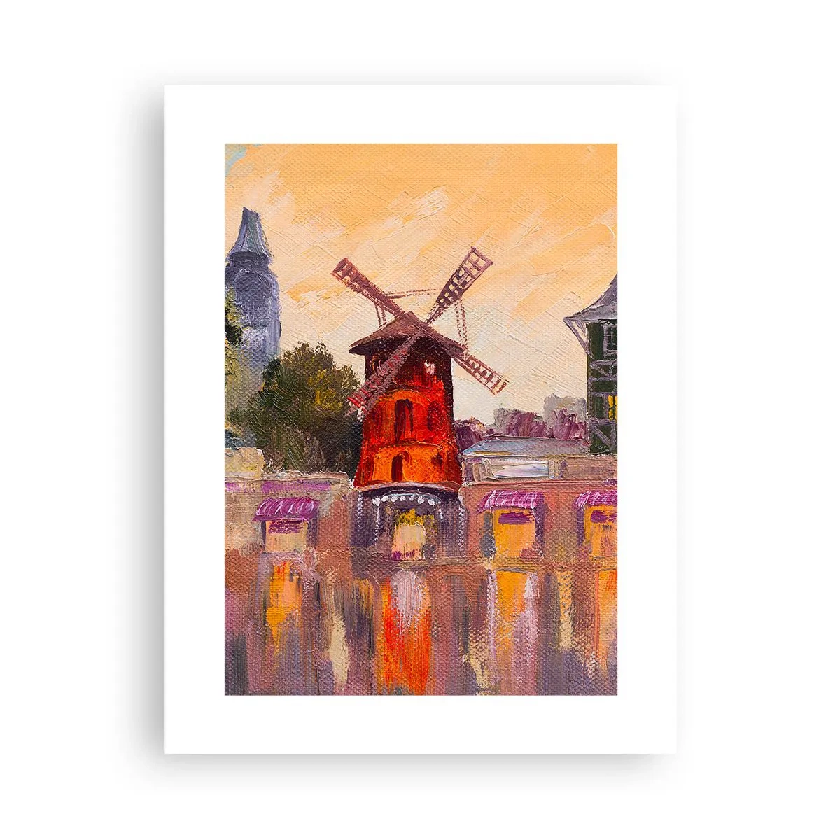Poster - Icons of Paris - Moulin Rouge - 30x40 cm