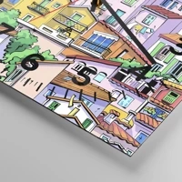 Clock face with numbers