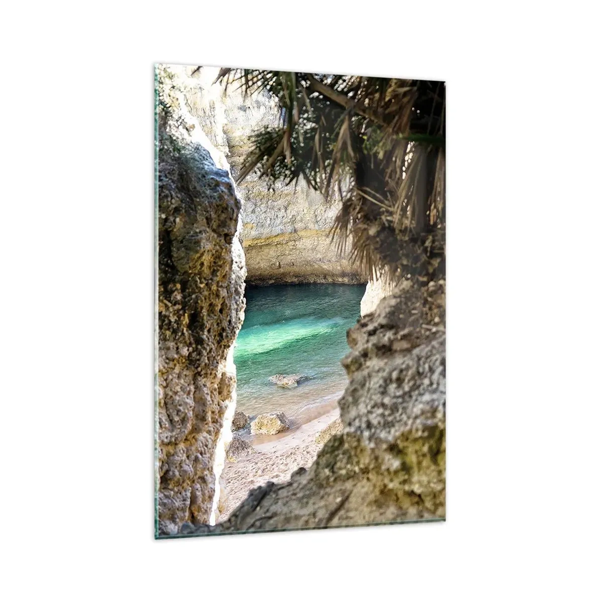 Glass picture - Turquoise Bay - 80x120 cm