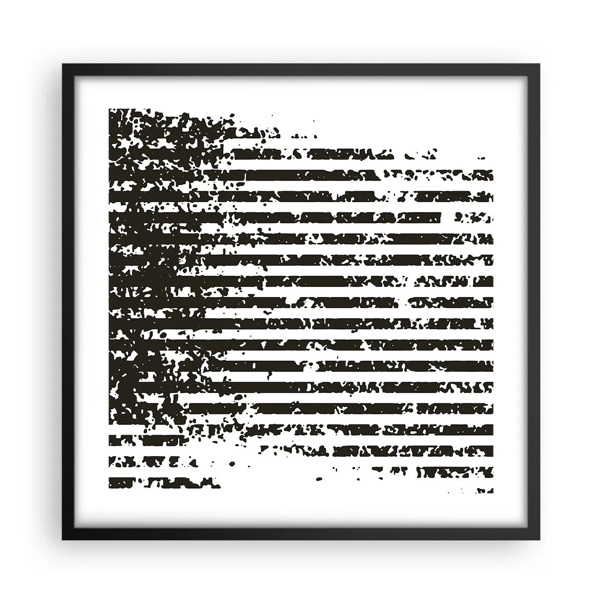 Poster in black frame - Rhythm and Noise - 50x50 cm