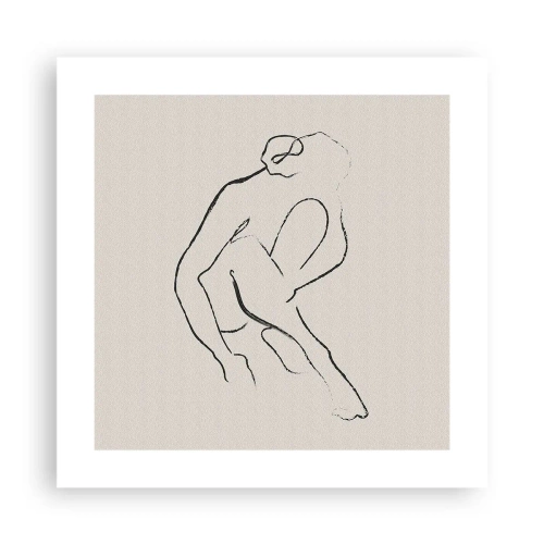 Poster - Intimate Sketch - 40x40 cm