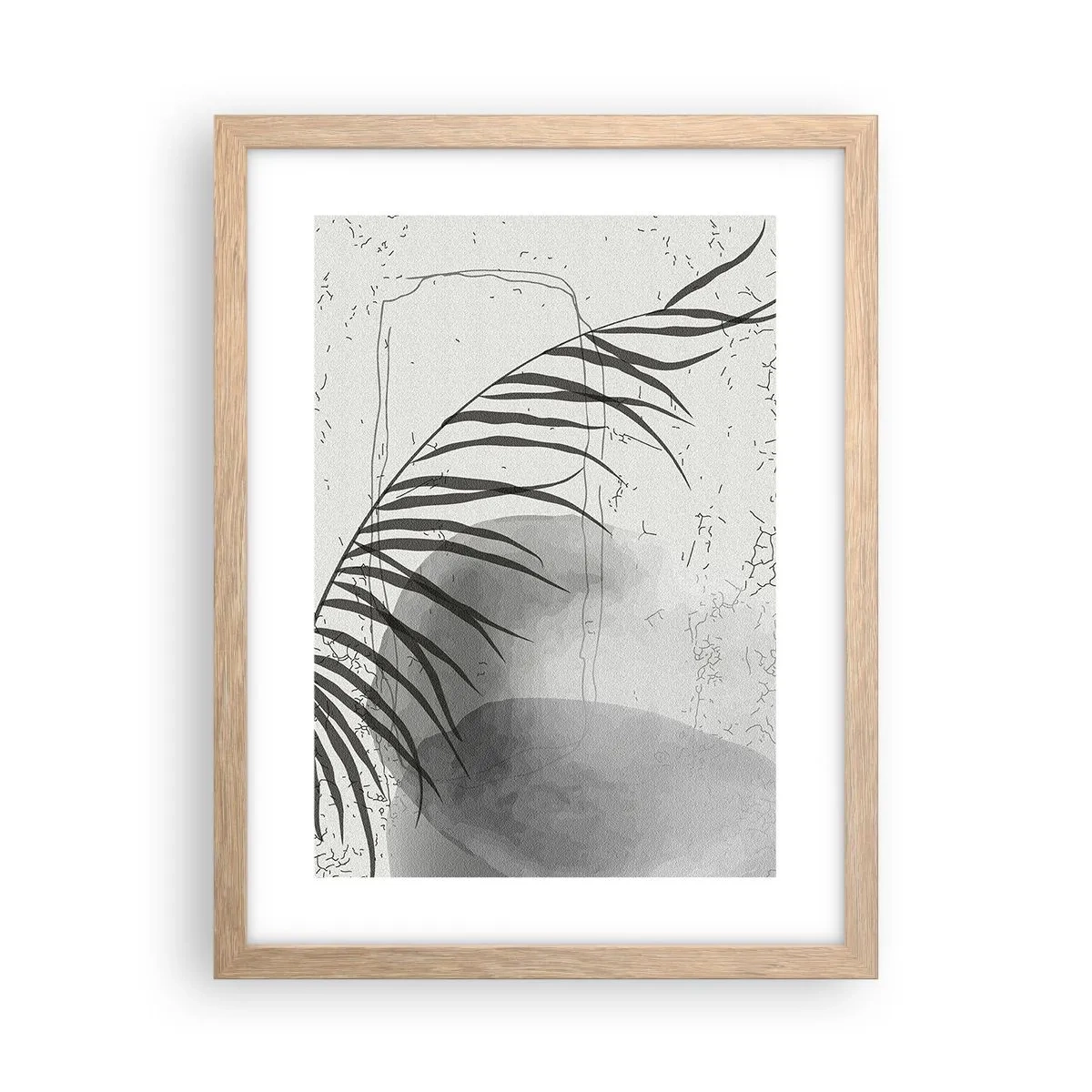 Poster in light oak frame - Subtle Exoticism of Nature - 30x40 cm