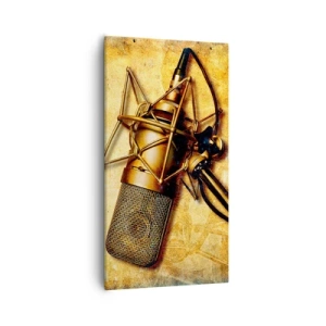 Canvas picture - Golden Years of the Radio - 55x100 cm