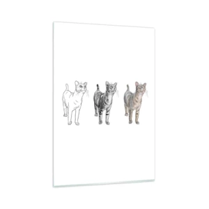 Glass picture - Drawing Lesson - 80x120 cm