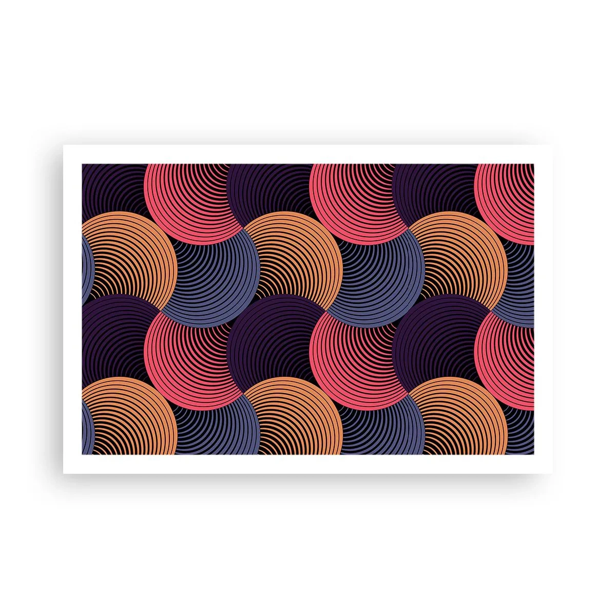 Poster - In a Circular Rhythm - 91x61 cm