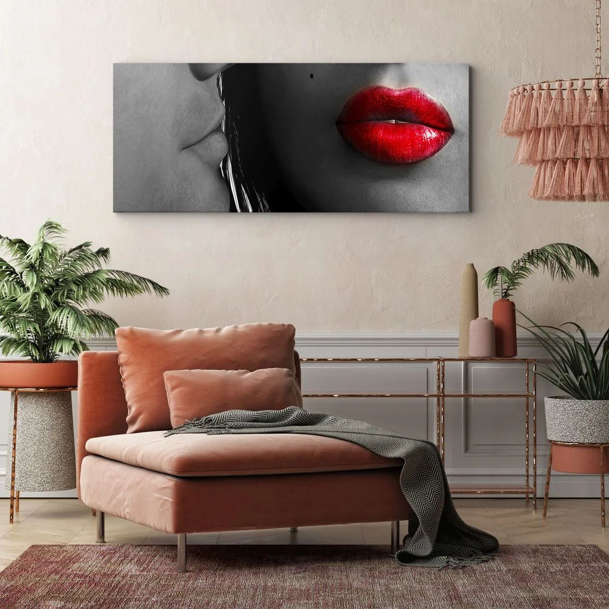 Canvas picture - Face by Face - 120x50 cm