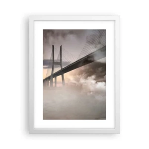 Poster in white frmae - By the River that Doesn't Exist - 30x40 cm