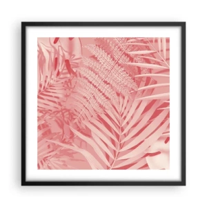 Poster in black frame - Pink Concept - 50x50 cm