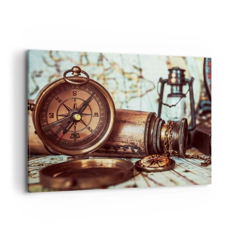 Canvas picture - Pirate Adventure in the Caribbean - 100x70 cm