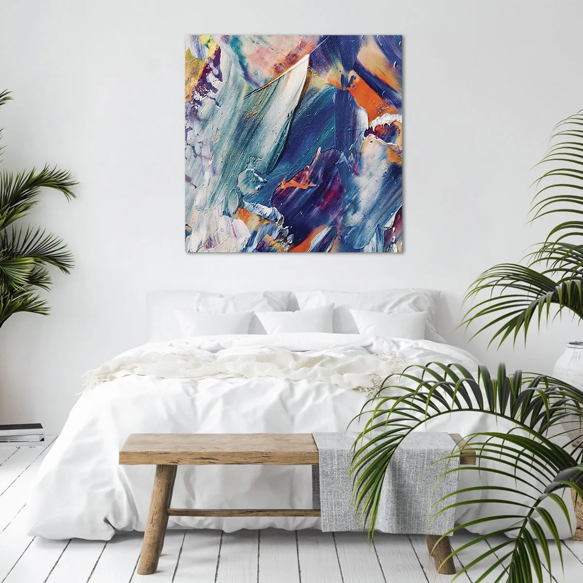 Canvas picture - Whirlwind of Colour - 70x70 cm