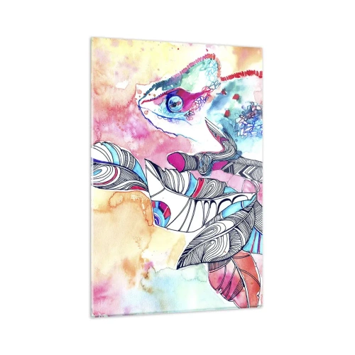 Glass picture - Colourful Like Our World - 80x120 cm