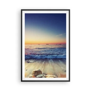 Poster in black frame - What Is behind the Horizon? - 61x91 cm