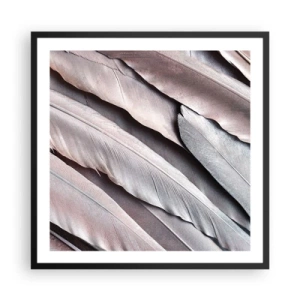 Poster in black frame - In Pink Silverness - 60x60 cm