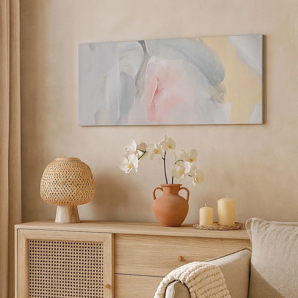 Canvas picture - In a Pastel World - 100x40 cm