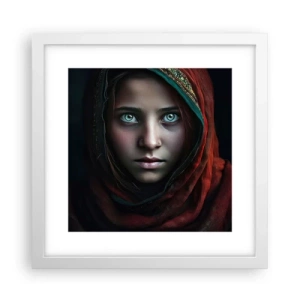 Poster in white frmae - Eastern Princess - 30x30 cm