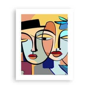 Poster - Rendez-vous Picasso Style - 40x50 cm