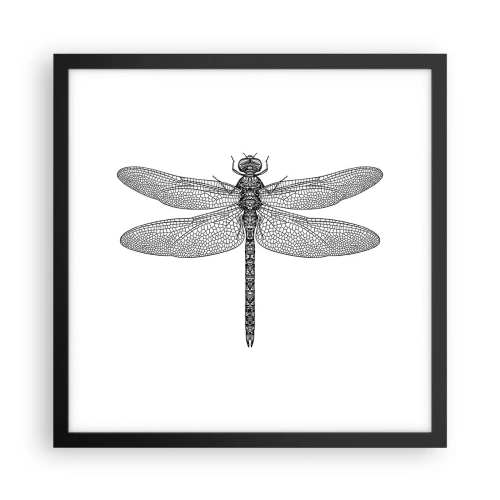 Poster in black frame - Precision of Nature - 40x40 cm
