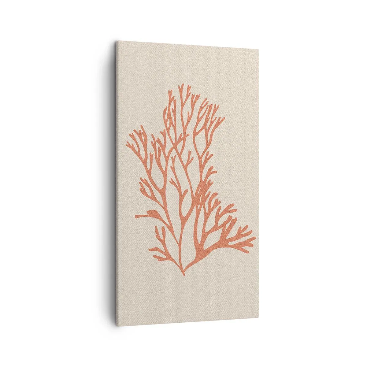 Canvas picture - Coral Filigree - 45x80 cm