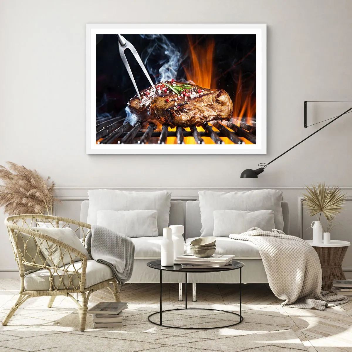 Poster in white frmae - Juicy and Fragrant - 50x40 cm