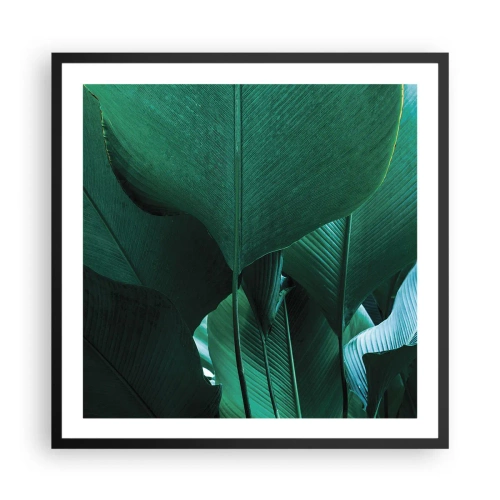 Poster in black frame - Turned towards Light - 60x60 cm