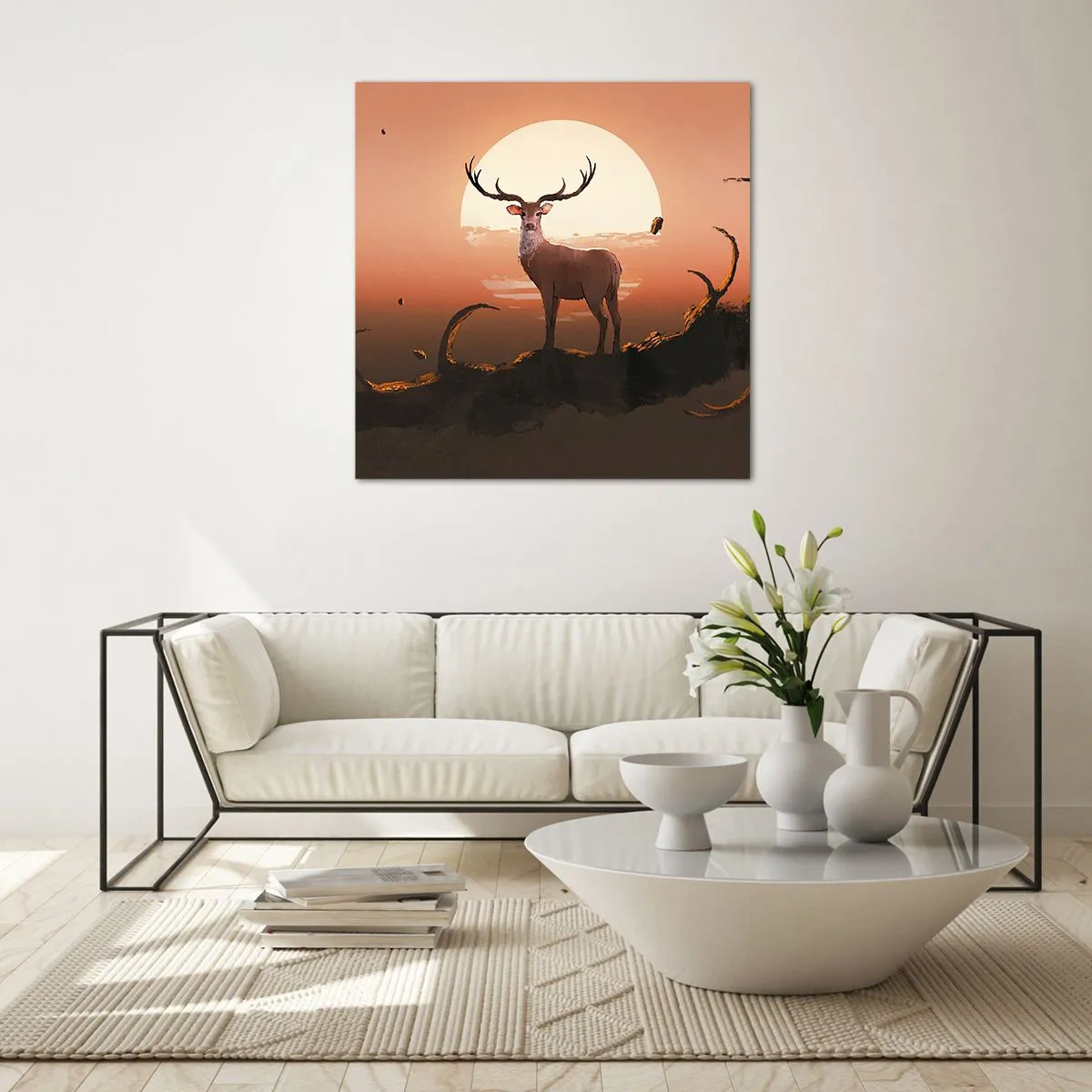 Glass picture - This Night Is Like No Other - 70x70 cm