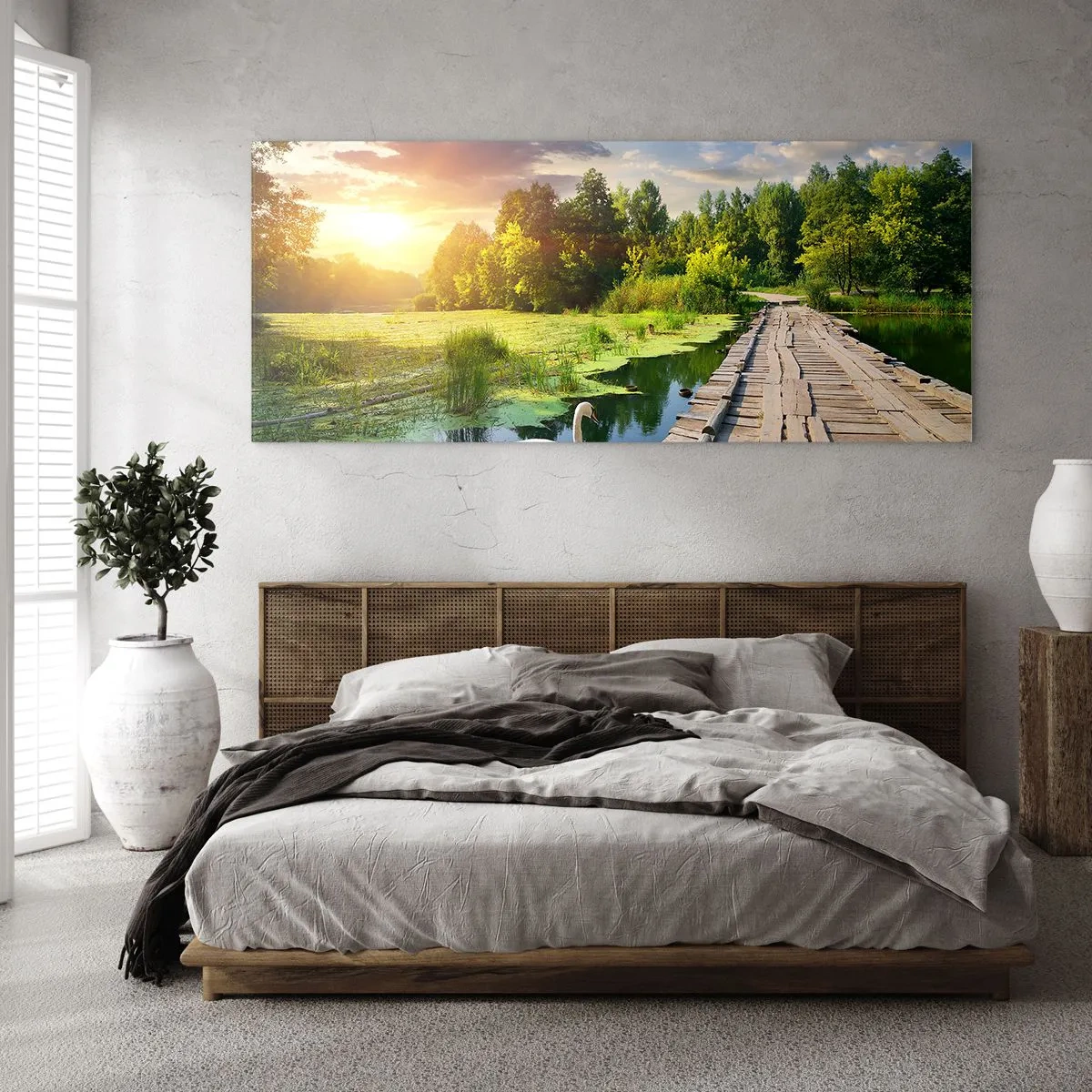 Glass picture - Summer Everywhere - 100x40 cm