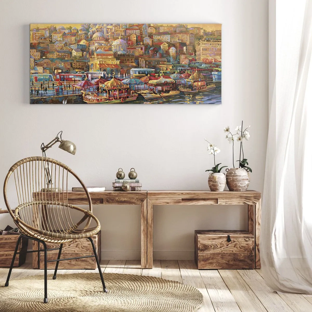 Canvas picture - Istanbul Story - 140x50 cm