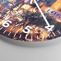Clock face with numbers
