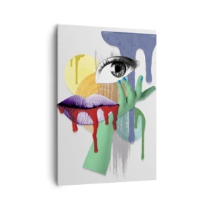 Canvas picture - Deconstructed Portrait - 70x100 cm