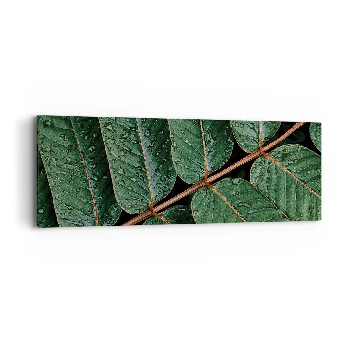 Canvas picture - In Green Rhythm - 90x30 cm