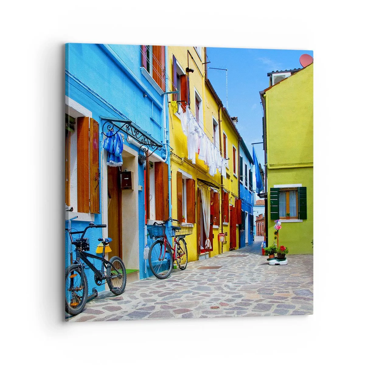 Canvas picture - Sweet, Pastel Alley - 70x70 cm