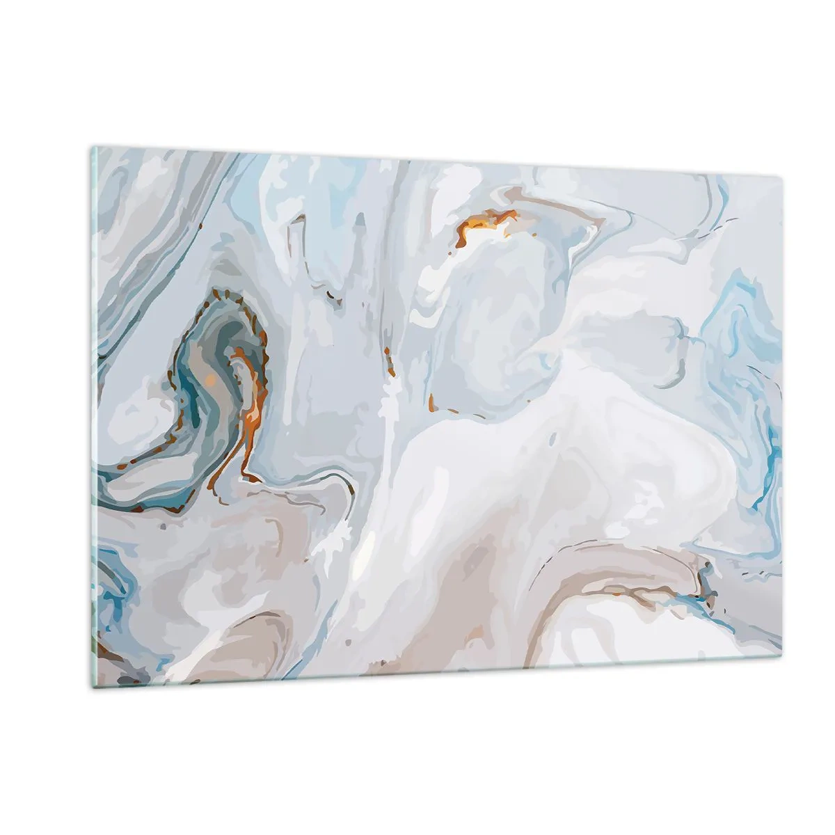 Glass picture - White Fusion - 120x80 cm